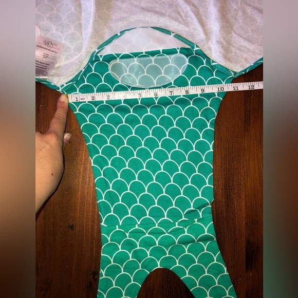 Organic Cotton Mermaid Baby Swaddle - Picture 6 of 10